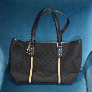 Gucci GG Canvas Tote Bag with Charms